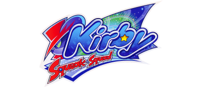 Kirby: Squeak Squad title screen for Nintendo DS